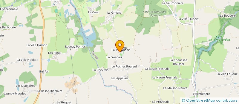 localisation de l'entreprise MADAME MARIE-FRANCE JOURDAN  EPINIAC