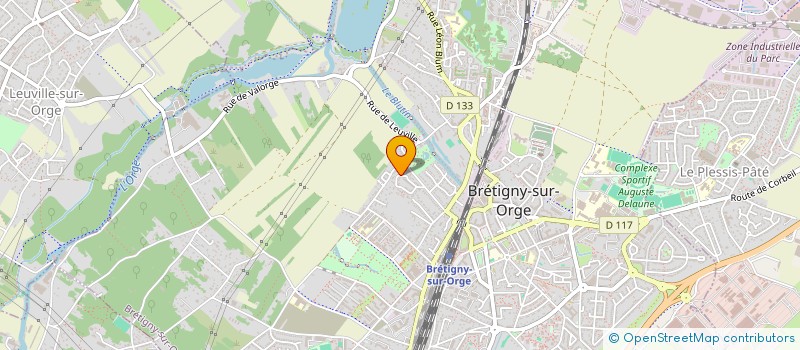 localisation de l'entreprise MADAME MARIE FRANCE KOMIEN à BRETIGNY-SUR-ORGE