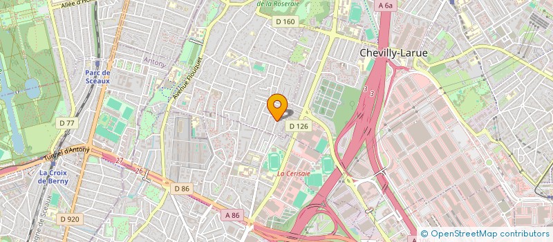 localisation de l'entreprise MADAME MARIE-FRANCE LAMBEAUX  L'HAY-LES-ROSES