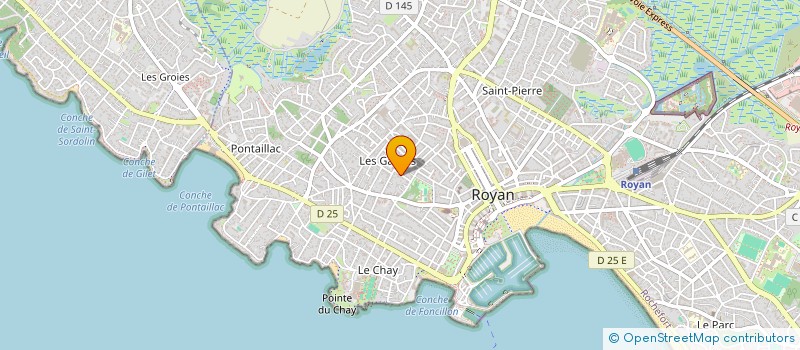 localisation de l'entreprise MADAME MARIE-FRANCE LAMOUREUX  ROYAN