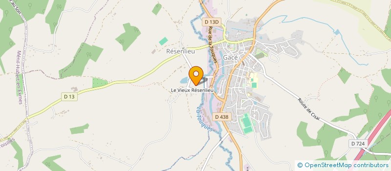localisation de l'entreprise MADAME MARIE-FRANCE LECORNU à RESENLIEU
