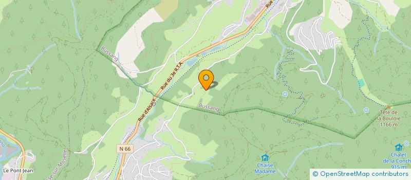 localisation de l'entreprise MADAME MARIE-FRANCE LEGRAND  BUSSANG