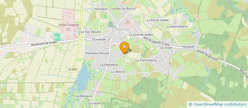 localisation de l'entreprise MADAME MARIE-FRANCE LETERTRE à CREANCES