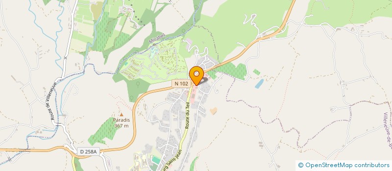 localisation de l'entreprise MADAME MARIE-FRANCE LIOZON  SAINT-JEAN-LE-CENTENIER