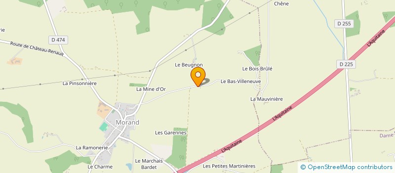 localisation de l'entreprise MADAME MARIE-FRANCE LOPEZ  MORAND