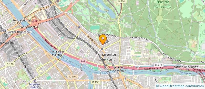 localisation de l'entreprise MADAME MARIE FRANCE LORIOD  CHARENTON-LE-PONT