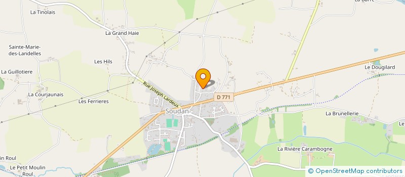 localisation de l'entreprise MADAME MARIE FRANCE LUCAS à SOUDAN