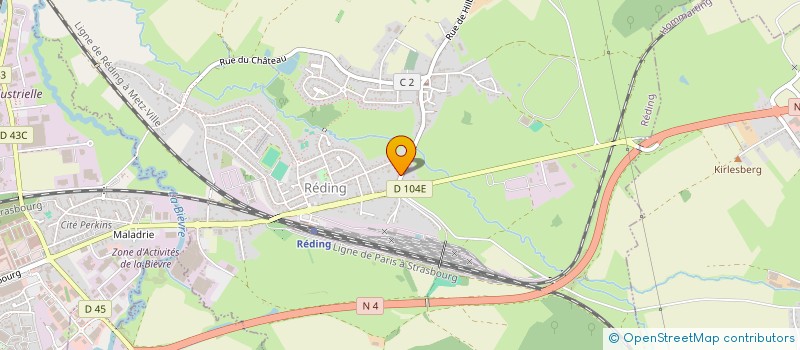 localisation de l'entreprise MADAME MARIE-FRANCE MAHLER  REDING