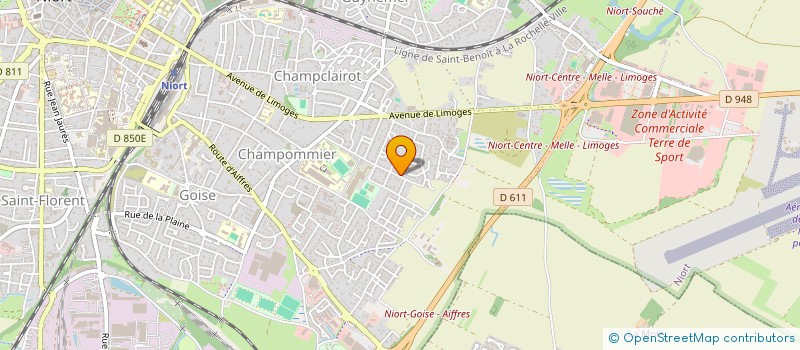 localisation de l'entreprise MADAME MARIE-FRANCE MANGOT  NIORT