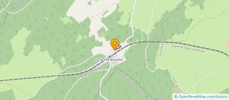 localisation de l'entreprise MADAME MARIE-FRANCE MARAUX  BOUJAILLES