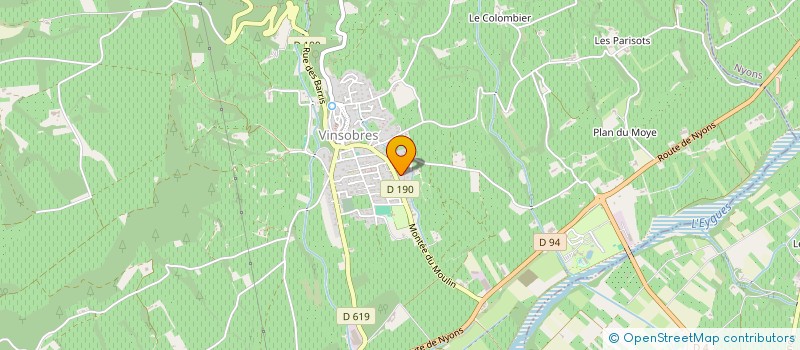 localisation de l'entreprise MADAME MARIE-FRANCE MASCAROS à VINSOBRES