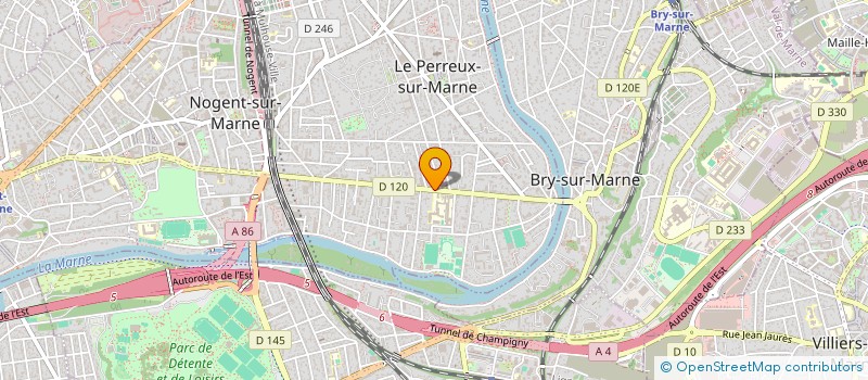 localisation de l'entreprise MADAME MARIE FRANCE MIMOUNI  LE PERREUX-SUR-MARNE