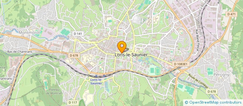 localisation de l'entreprise MADAME MARIE-FRANCE MUNOZ à LONS-LE-SAUNIER
