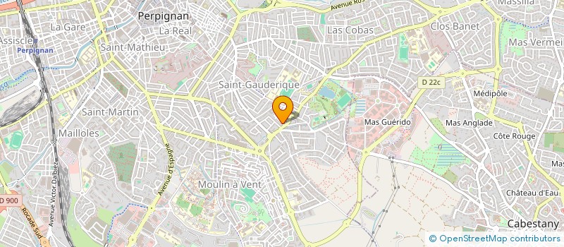 localisation de l'entreprise MADAME MARIE-FRANCE NAVARRO  PERPIGNAN