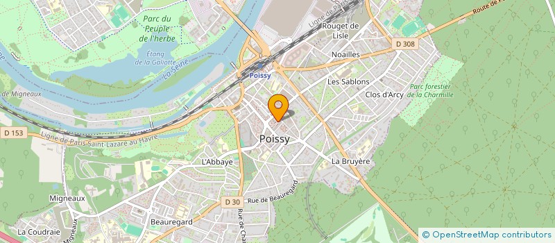 localisation de l'entreprise MADAME MARIE FRANCE NTUMBA à POISSY