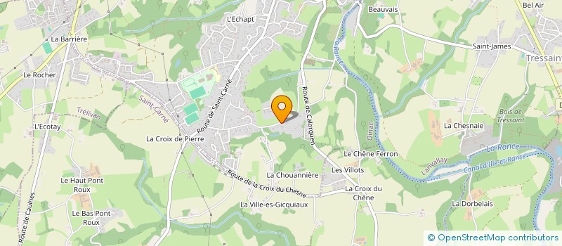 localisation de l'entreprise MADAME MARIE FRANCE NUTTALL à DINAN
