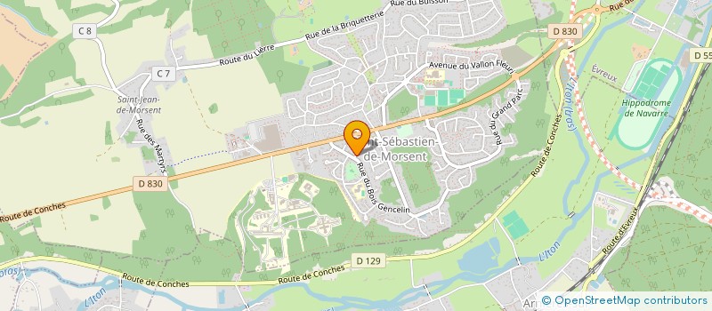 localisation de l'entreprise MADAME MARIE FRANCE ORE  SAINT-SEBASTIEN-DE-MORSENT