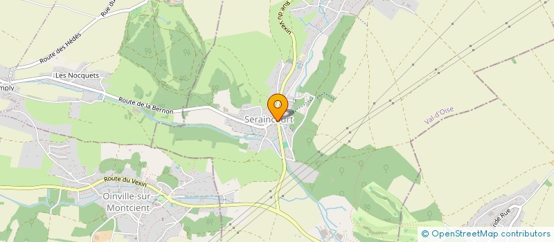 localisation de l'entreprise MADAME MARIE-FRANCE PARENTE  SERAINCOURT