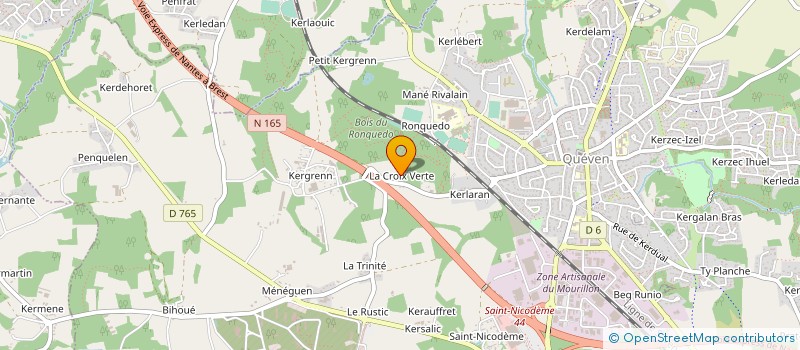 localisation de l'entreprise MADAME MARIE FRANCE PERROT  QUEVEN