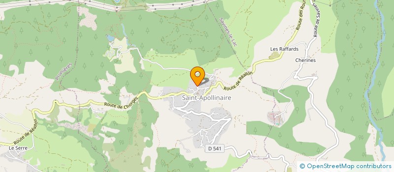 localisation de l'entreprise MADAME MARIE-FRANCE PERRUCHOT  SAINT-APOLLINAIRE