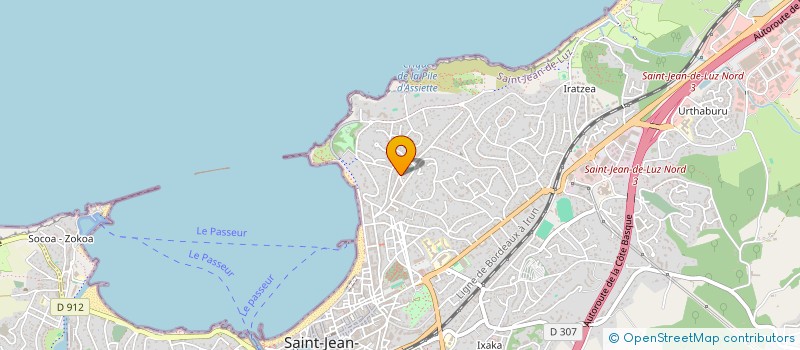 localisation de l'entreprise MADAME MARIE-FRANCE PICHON à SAINT-JEAN-DE-LUZ