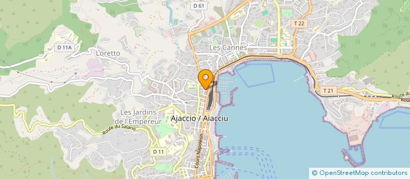 localisation de l'entreprise MADAME MARIE-FRANCE PIETRI à AJACCIO