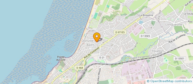 localisation de l'entreprise MADAME MARIE-FRANCE PILLEVESSE  DONVILLE-LES-BAINS