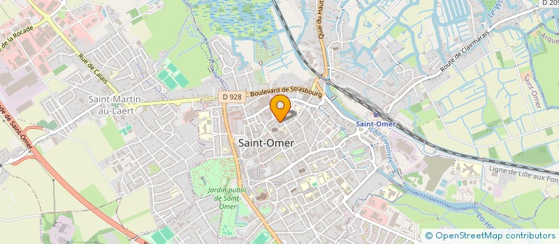 localisation de l'entreprise MADAME MARIE-FRANCE PLUMYOEN  SAINT-OMER