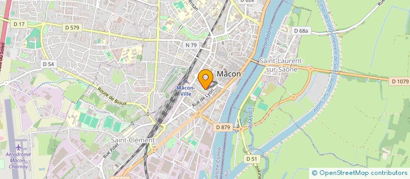 localisation de l'entreprise MADAME MARIE-FRANCE PORNON  MACON