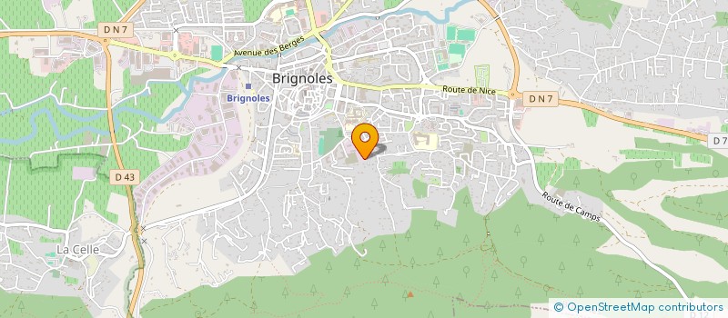 localisation de l'entreprise MADAME MARIE-FRANCE PORTA  BRIGNOLES