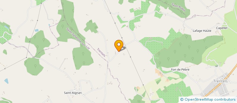 localisation de l'entreprise MADAME MARIE-FRANCE POUZALGUES  SAINT SYLVESTRE SUR LOT