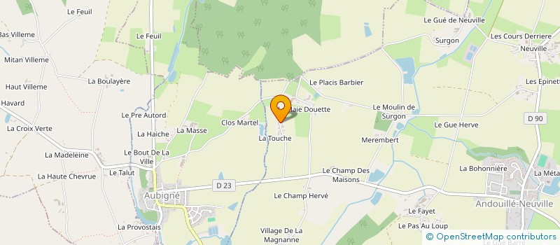 localisation de l'entreprise MADAME MARIE FRANCE RAMANDE  MOUAZE