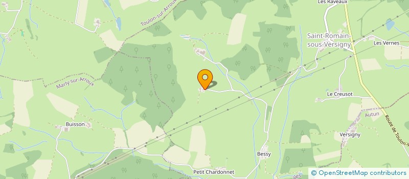 localisation de l'entreprise MADAME MARIE-FRANCE RAMEAU  SAINT-ROMAIN-SOUS-VERSIGNY