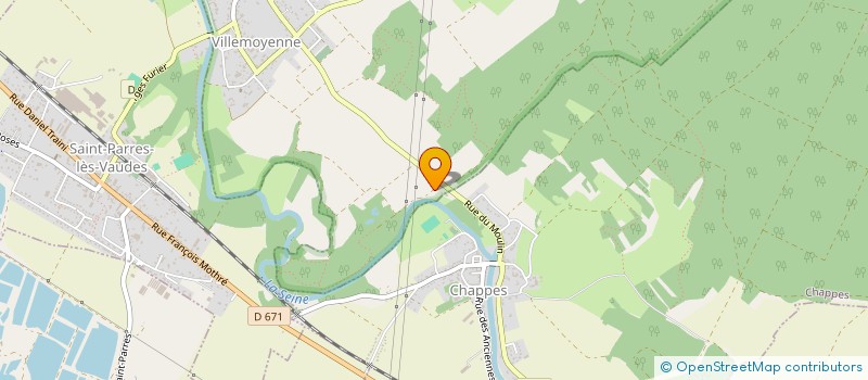 localisation de l'entreprise MADAME MARIE-FRANCE REGNY  CHAPPES