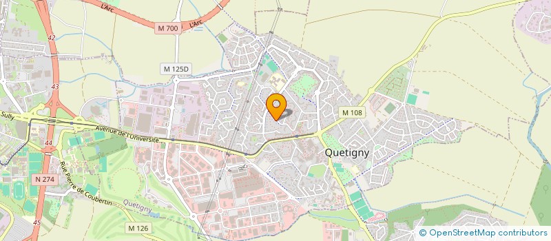 localisation de l'entreprise MADAME MARIE FRANCE RENARD  QUETIGNY