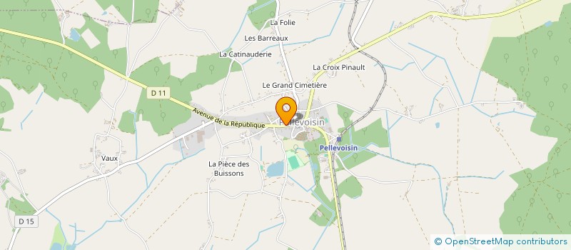 localisation de l'entreprise MADAME MARIE FRANCE RENAULT à PELLEVOISIN
