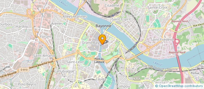 localisation de l'entreprise MADAME MARIE-FRANCE ROMATET à BAYONNE
