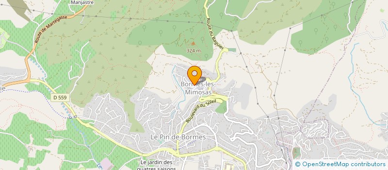 localisation de l'entreprise MADAME MARIE-FRANCE ROSIER à BORMES-LES-MIMOSAS