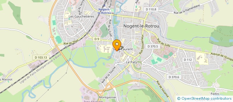 localisation de l'entreprise MADAME MARIE FRANCE ROUSSEL à NOGENT-LE-ROTROU