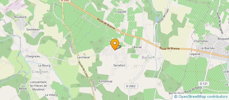 localisation de l'entreprise MADAME MARIE-FRANCE RYCHENER  BARON