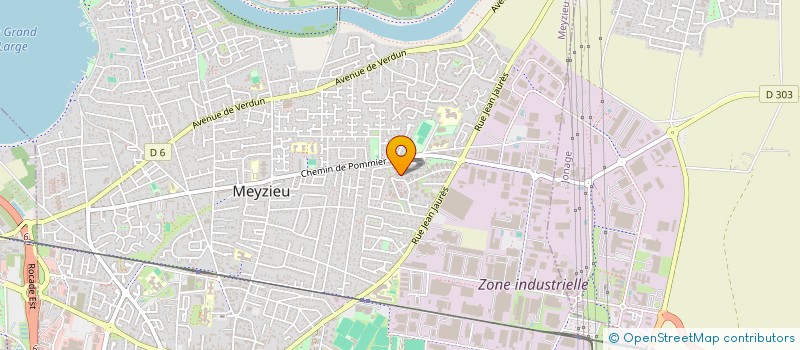 localisation de l'entreprise MADAME MARIE FRANCE SALAS  MEYZIEU