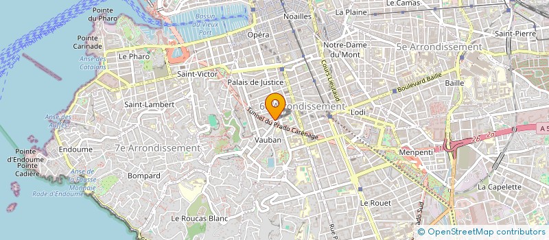 localisation de l'entreprise MADAME MARIE FRANCE SANTARELLI à MARSEILLE