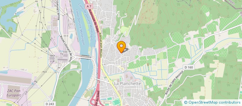 localisation de l'entreprise MADAME MARIE-FRANCE SAVARY  BOLLENE