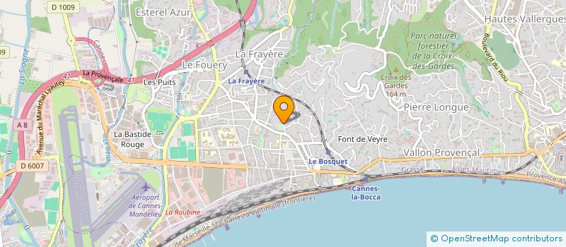 localisation de l'entreprise MADAME MARIE FRANCE SESINI  CANNES