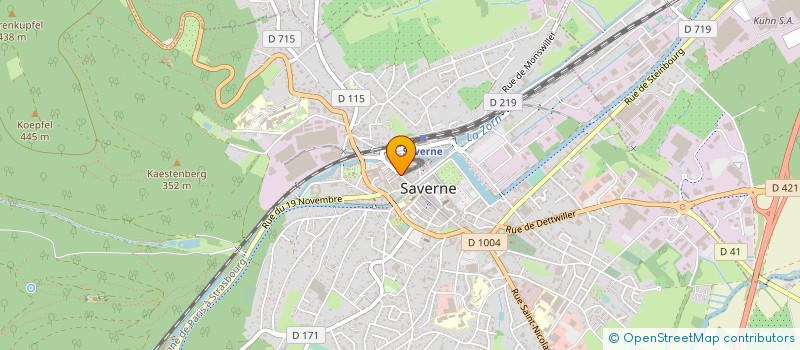 localisation de l'entreprise MADAME MARIE-FRANCE SIEFFERT à SAVERNE