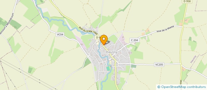 localisation de l'entreprise MADAME MARIE-FRANCE SOREAU  HAUSSY