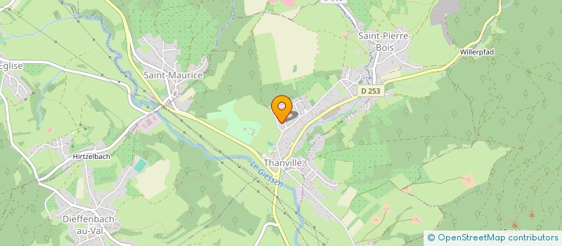 localisation de l'entreprise MADAME MARIE-FRANCE SPRAUER  THANVILLE