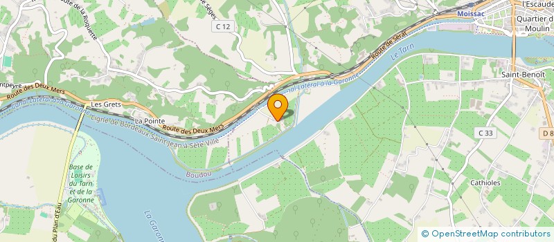 localisation de l'entreprise MADAME MARIE FRANCE TAVERNEY  MOISSAC