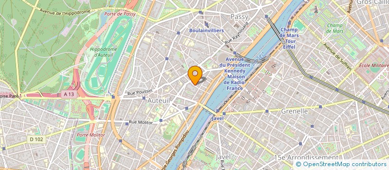 localisation de l'entreprise MADAME MARIE-FRANCE TEIXEIRA  PARIS