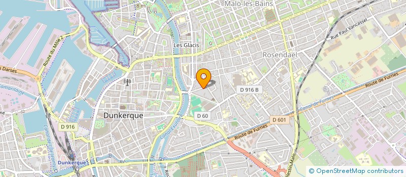 localisation de l'entreprise MADAME MARIE-FRANCE TESTART à DUNKERQUE